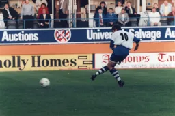 Tony Thorpe slots the first of his two goals from the penalty spot
