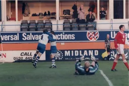 Alexander and Thorpe celebrate
