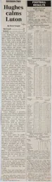 Match Report: Millwall vs Luton Town FC (18 Dec 1996)