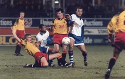 Dwight Marshall blocked out as the points are shared in a goaless Derby
