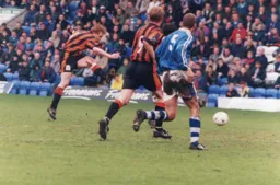 Gary Waddock lets fly at London Road