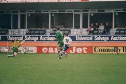 Tony Thorpe scores Town`s first goal