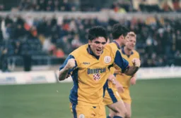 A double fist pump for Tony Thorpe after his goal made the score 2-2