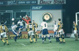 Late pressure on the Torquay goal but Town cannot find a way through