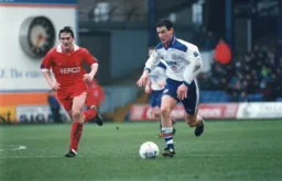 Matt Spring looks to start a Town attacking move