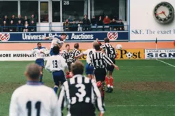 Steve Davis scores Town`s second goal