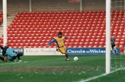 Dwight Marshall scores Town`s third goal