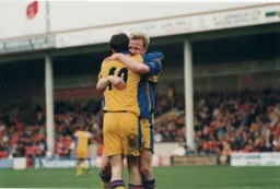 Rory Allen has just scored Town`s second goal