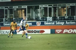 Graham Alexander about to score from the penalty shot