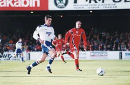 Matthew Spring runs for the ball