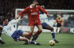 Matthew Spring slides in with a tackle