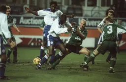 Marvin Johnson causing mahem in the Wigan defence