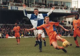 Gary Doherty takes a shot