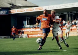 Andrew Fotiadis shields the ball brilliantly