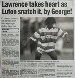 Match Report: Reading vs Luton Town FC (21 Aug 1999)