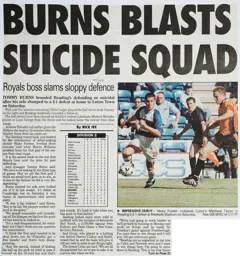 Match Report: Reading vs Luton Town FC (21 Aug 1999)