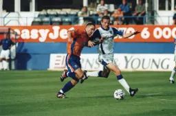 Andrew Fotiadis shows his strength and pace