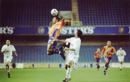 Neil Midgley wins the flick on