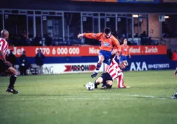 Matthew Spring battling away in midfield as ever