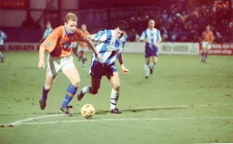 Gary Doherty bearing down on goal again