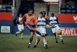 Liam George gets to the ball first again