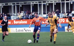 Adam Locke prowling the midfield against the Lions