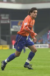 Jean-Louis Valois looks for the ball