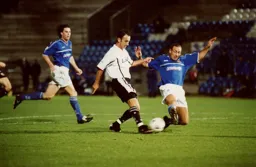 Ahmet Brkovic gets a shot away