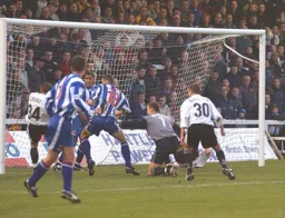 Dean Crowe puts the Town into the lead