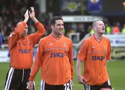 Happy Hatters at the end of the game