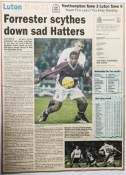 Match Report: Northampton Town vs Luton Town FC (2 Nov 2002)