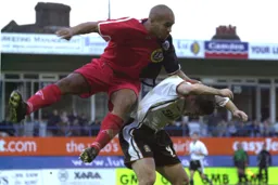 Tony Thorpe under pressure