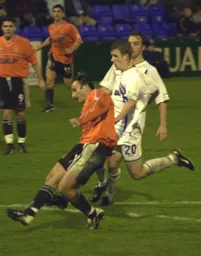 Ahmet Brkovic takes a shot