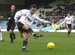 Ahmet Brkovic takes a shot