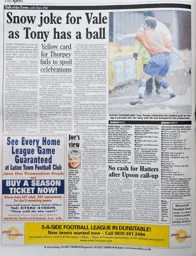 Match Report: Port Vale vs Luton Town FC (8 Feb 2003)