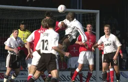 Adrian Forbes leaps high