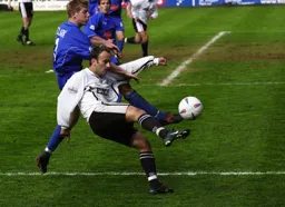 Ahmet Brkovic gets the ball across