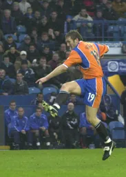 Steve Howard gets a shot at goal