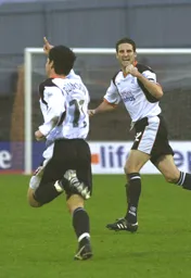 Steve Robinson has just scored a spectacular goal to give Town the win