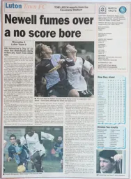 Match Report: Wycombe Wanderers vs Luton Town FC (14 Feb 2004)
