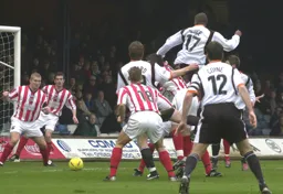 Emmerson Boyce's downward header opens the scoring