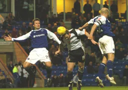 Steve Howard levels the score with a late header