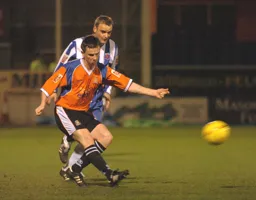 Kevin Foley scores the Town's third goal