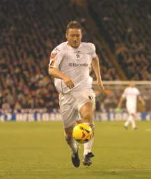Steven Howard ball at feet powers on
