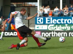 Rowan Vine scores Town`s second goal