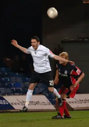 David Bell gets airbourne