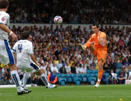 Matthew Spring puts a ball in