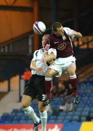 Jaroslaw Fojut challenges in the air