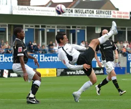 Matthew Spring with an overhead kick