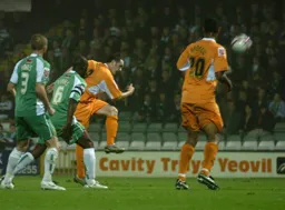 David Bell has a go at goal